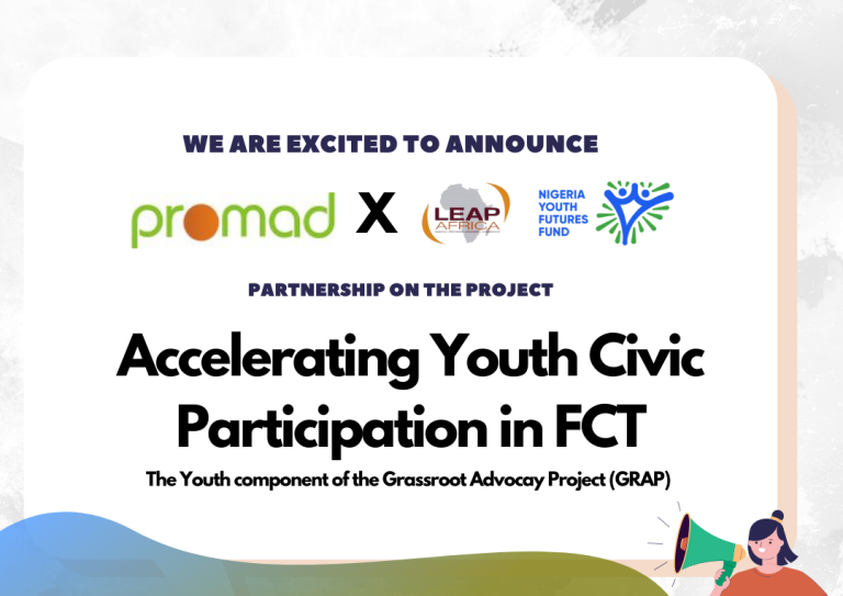 PROMAD announces youth civic participation project in FCT - The PROMAD ...