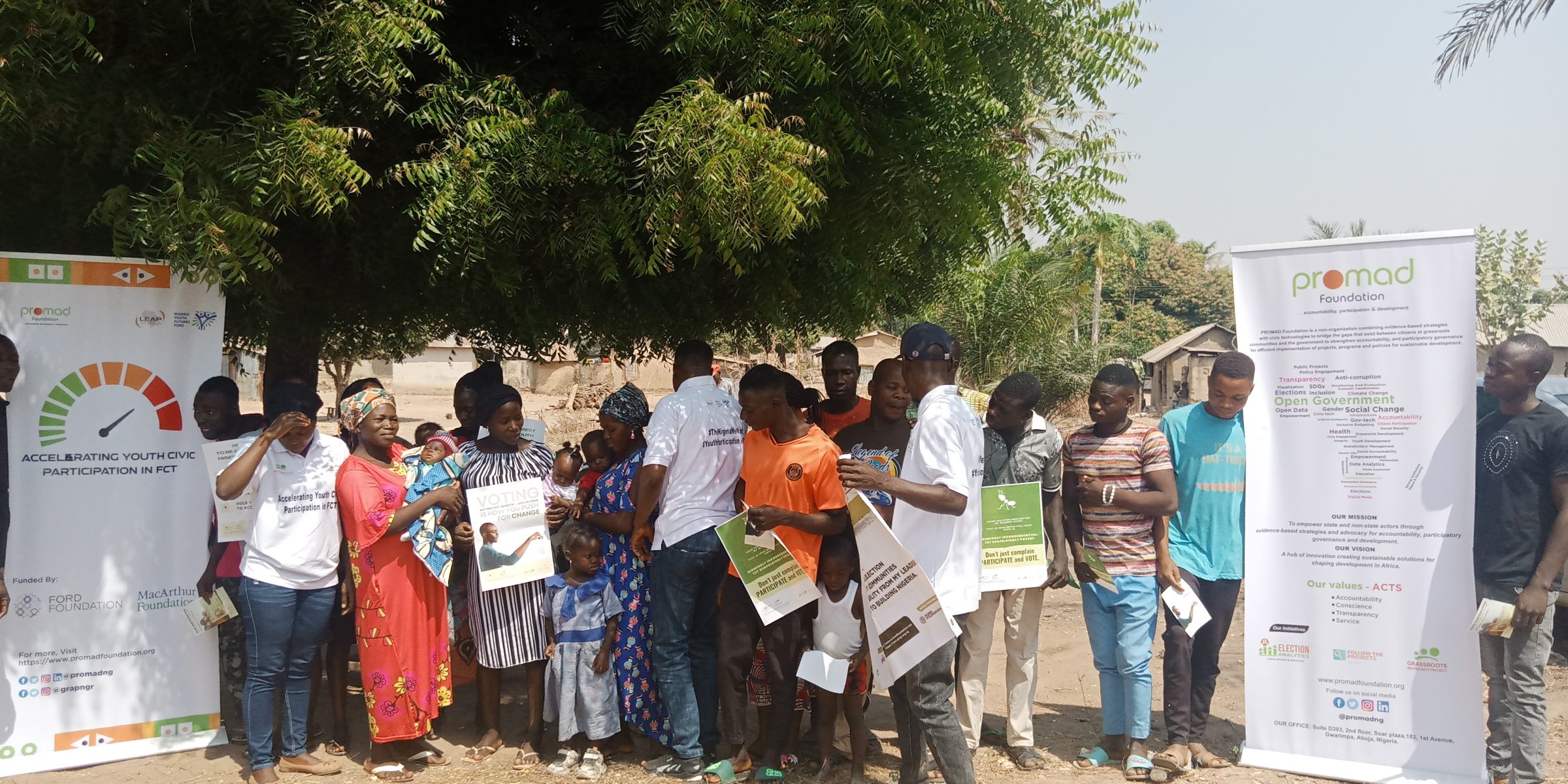 A town hall meeting held at Rije community in Kuje Area Council of the Federal Capital Territory (FCT) Abuja by PROMAD Team
