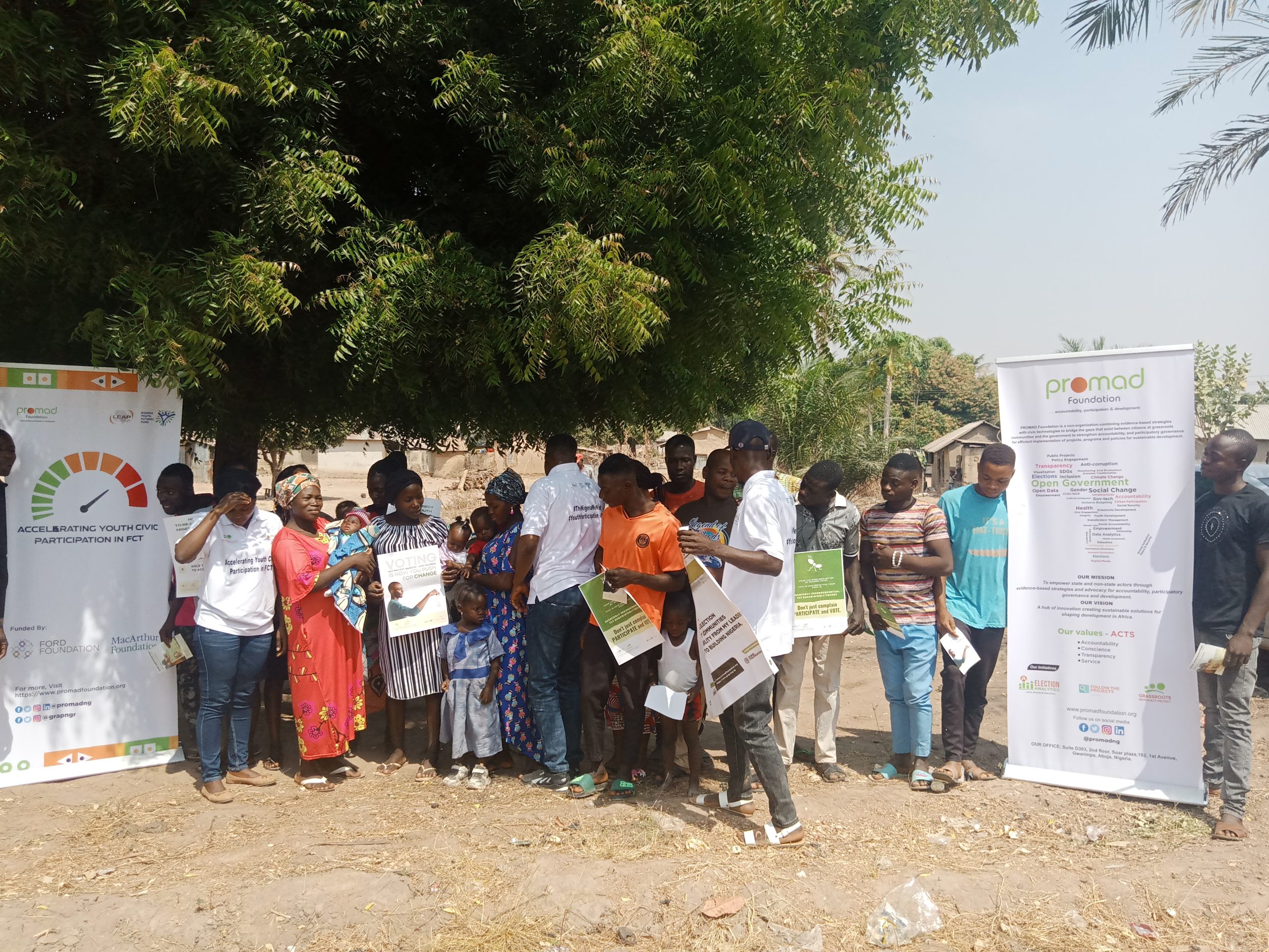 A town hall meeting held at Rije community in Kuje Area Council of the Federal Capital Territory (FCT) Abuja by PROMAD Team