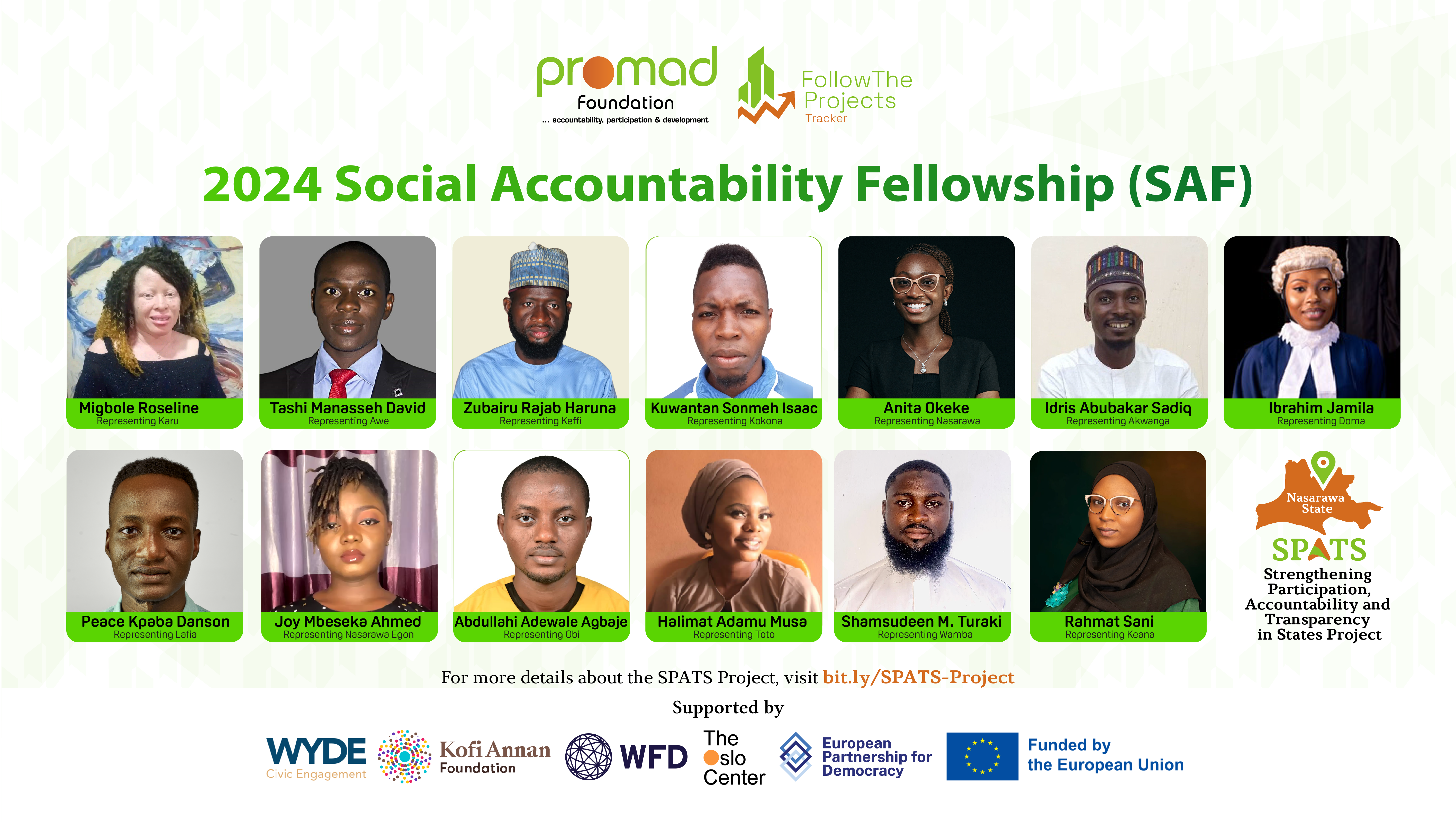 Annoucing the Fellows of the 2024 Social Accountability Fellowship Program