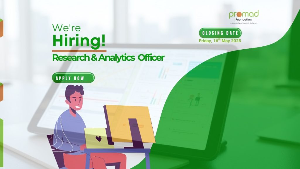 Hiring a Research and Analytics Officer (Website)